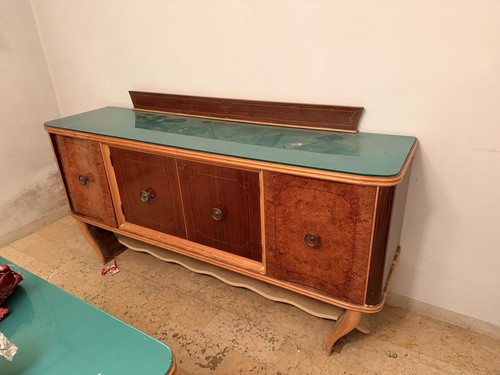 Buffet vintage bois avec - buffet, en