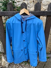 Veste imperméable Ciré  PETIT BATEAU pour femme Taille L Bleu occasion Bel état 