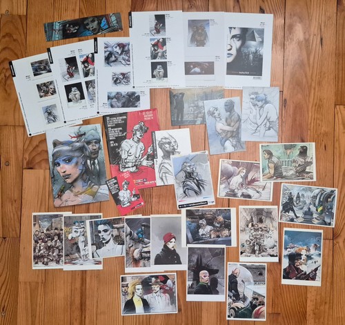 Lot enki bilal cartes - bilal, /