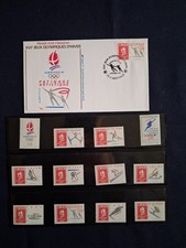 LOT 12 TIMBRES+ENVELOPPE
