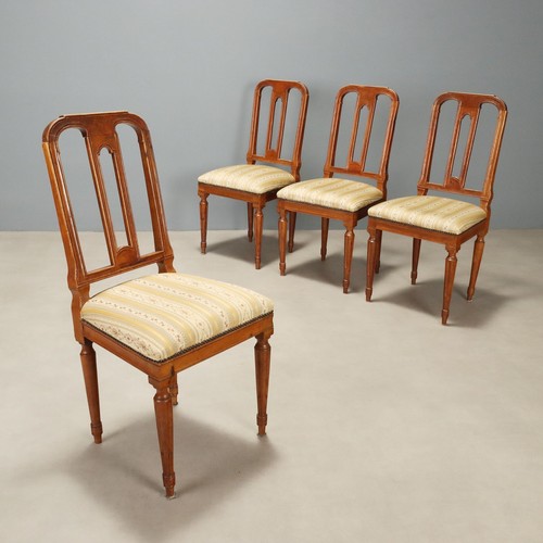 Chaises anciennes noyer assise - noyer,