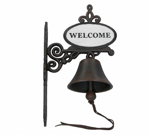 Cloche bienvenue panneau en - cloche, de