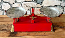 pretty little scale red metal toy plastic trays Roberval brand??