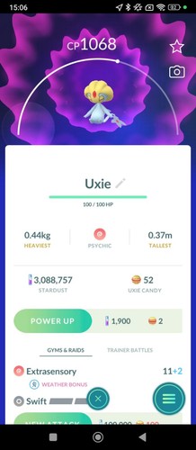 Uxie legendary crehelf non - crehelf,