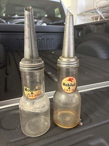 Vintage mobil glass - mobil,