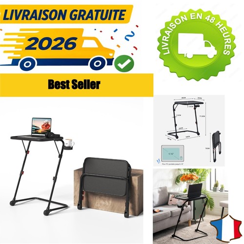 Bureau ordinateur pliant - bureau, d'ordinateur