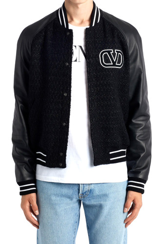 Valentino logo varsity veste - logo,