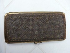 ANCIEN ETUI CIGARES PORTE CIGARETTES 19th Century Leather Cigar Case porte carte