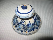 ancien encrier en céramique