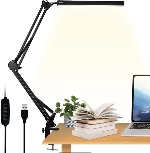 Lampe led bureau pince usb - pince,