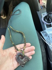 Jade dragon Knotwork Necklace Vintage