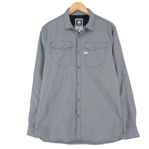 Star chemise homme bleue - chemise,