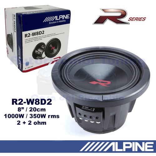 Subwoofer alpine w8d2 - subwoofer, 8"