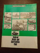 Original old Gutbrod catalogue / product range