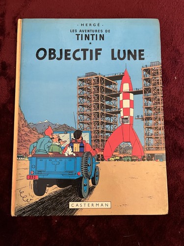 Album tintin objectif lune - tintin, b40