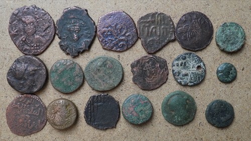 Lot monnaies antiques - lot,