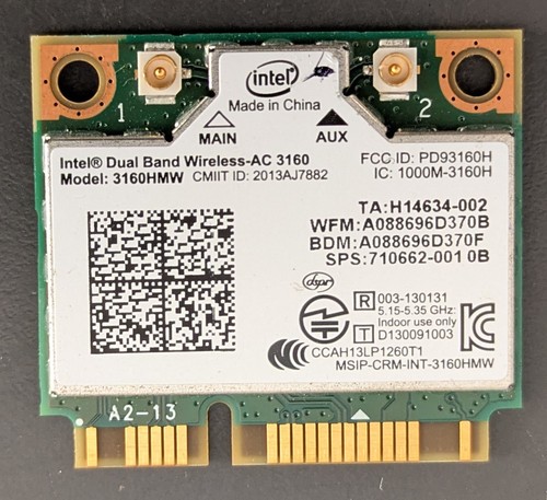 Carte wifi bluetooth intel - carte, ac