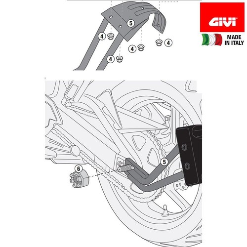 Givi rm3114kit support - rm3114kit,
