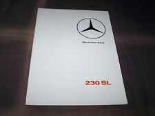 Top Rarity Stunning Brochure Mercedes 230 SL Pagoda from 1966 W113!!!