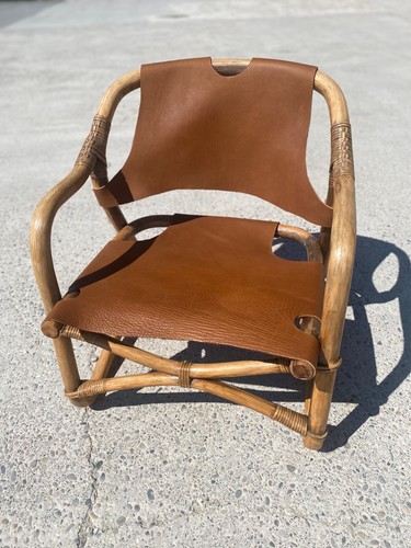Fauteuil safari mid century - fauteuil, mid-century