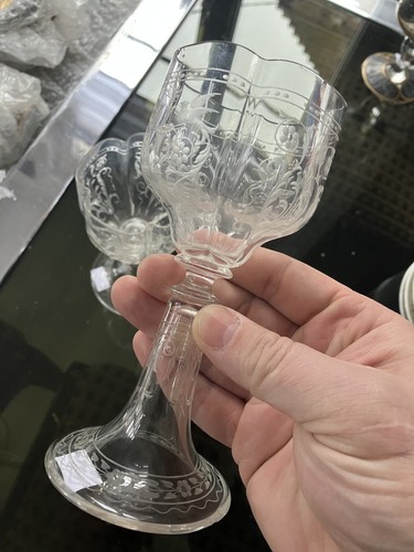 Lot anciens verres - verres, souflé