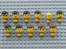 LEGO Technic Figure Minifig Head Character Head. Tech / Choose model