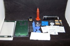 Samsung Galaxy S6 Edge Vert Kit de Réparation Verre Écran Avant, Colle, Torche