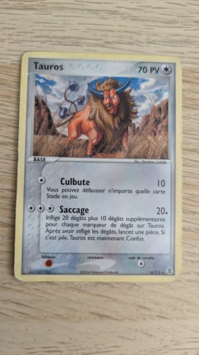 Carte pokemon tauros - tauros, holo