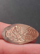 COIN PRESSED PIECE PENNY DISNEY LILO 2007 STICH TOKYO RARE ANCIEN COLLECTION