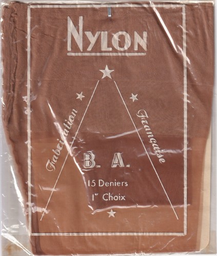 Bas nylon couture beige - bas,