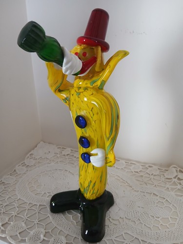 Très beau clown verre - verre, murano