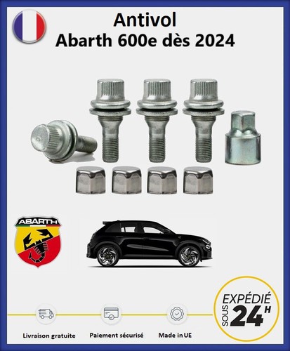 Ecrous antivol roues - ecrous,