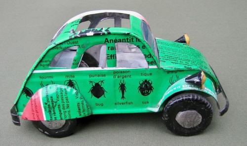 2cv citroën miniature - citroën,