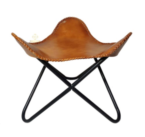 Parrys leather world pouf - world,