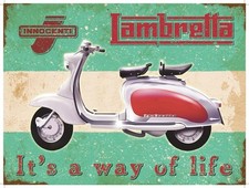 Lambretta Way of Life Plaque