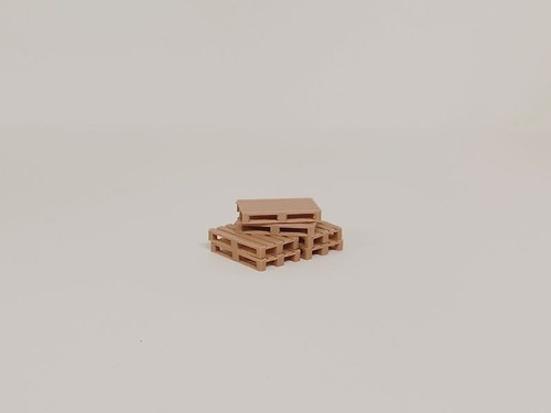 Palettes bois dioramas - bois, 1/43