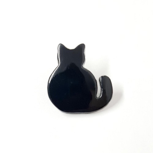 Boutons forme chat noir - de,