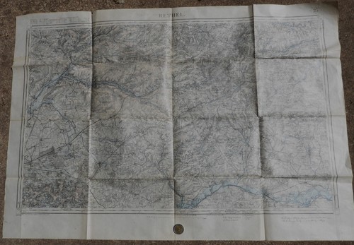 Ancienne carte etat major - ancienne, d'etat
