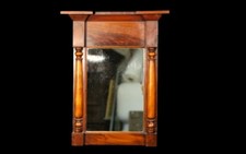 1st Mahogany Empire Mirror, 19th / 1st Empire Mahogany Mirror 19th