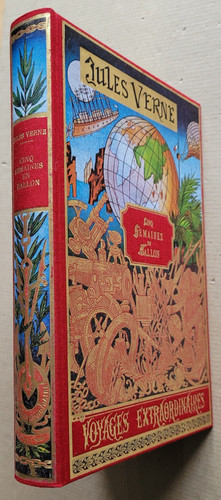 Cinq semaines ballon voyage - cinq,