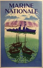 Plaque Métal MARINE NATIONALE