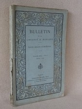 BULLETIN DE LA LIBRAIRIE