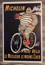 Plaque métal tôle MICHELIN