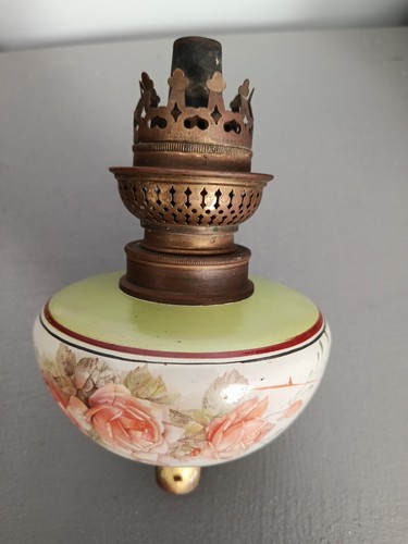 Antique painted glass - painted,