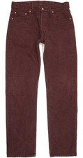 Levi's 501 Made in USA  Homme Violet Straight Regular  Jeans W33 L32 (91947)