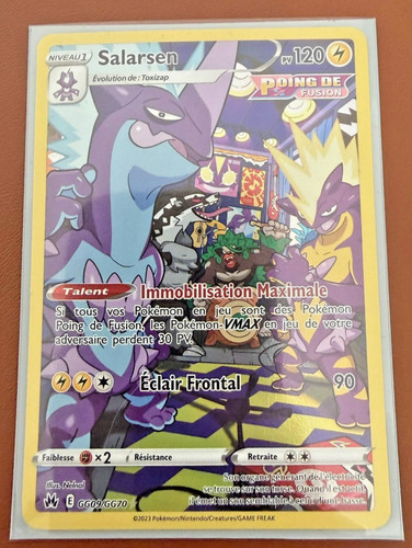 Carte pokémon salarsen - carte,