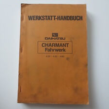 Daihatsu Charmant II 1300 1600 A35 A45 A60 Workshop Manual Chassis 12/1982