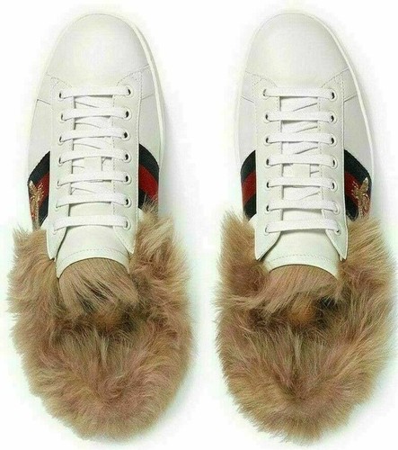 Gucci ace bee fourrure unisexe - gucci,