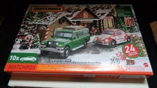 Calendrier de l'avent jouet ancien voiture MATCHBOX MATTEL 10 véhicules 14 diver