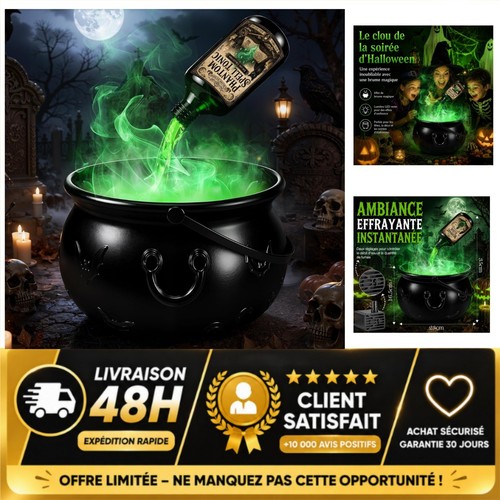 Chaudron halloween xxl machine - chaudron,